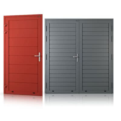 DRZWI BOCZNE ALUMINIOWE-PANELOWE